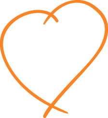 Heart shape.