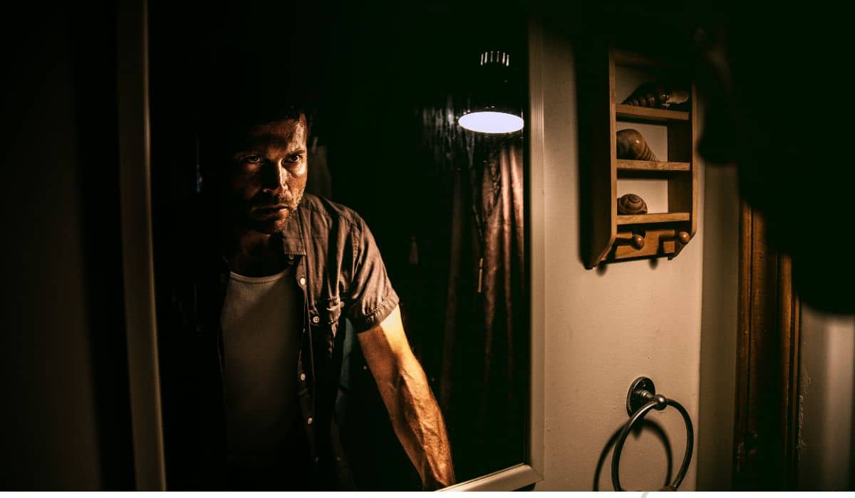 man having Schizophrenia moods