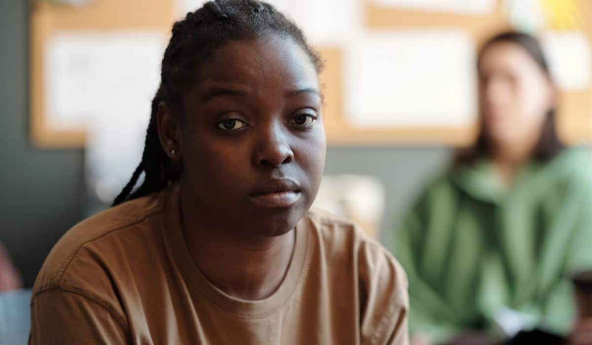 young woman dealing with PTSD