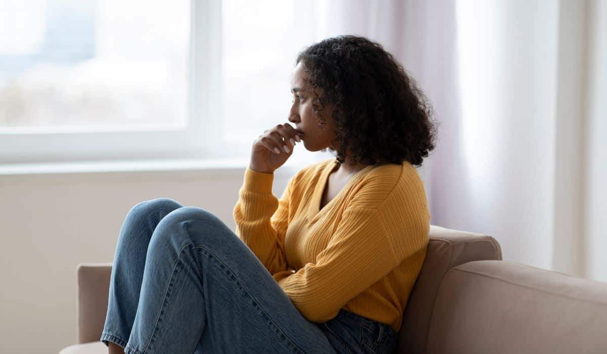 person suffering from PTSD