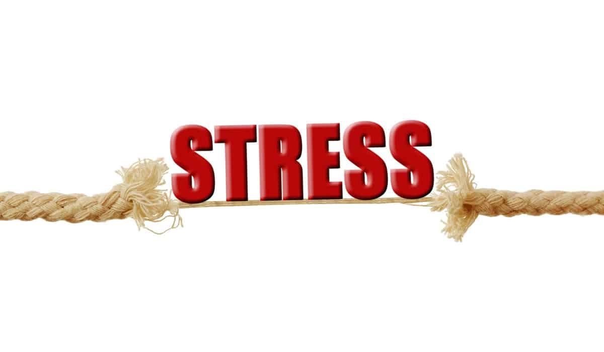 stress and ropes pulling